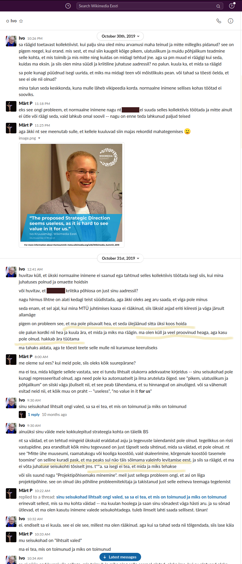 Ivo sõim juhatuse aadressil 2019