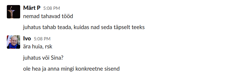 Ivo sõim juhatuse liikme aadressil mais 2020