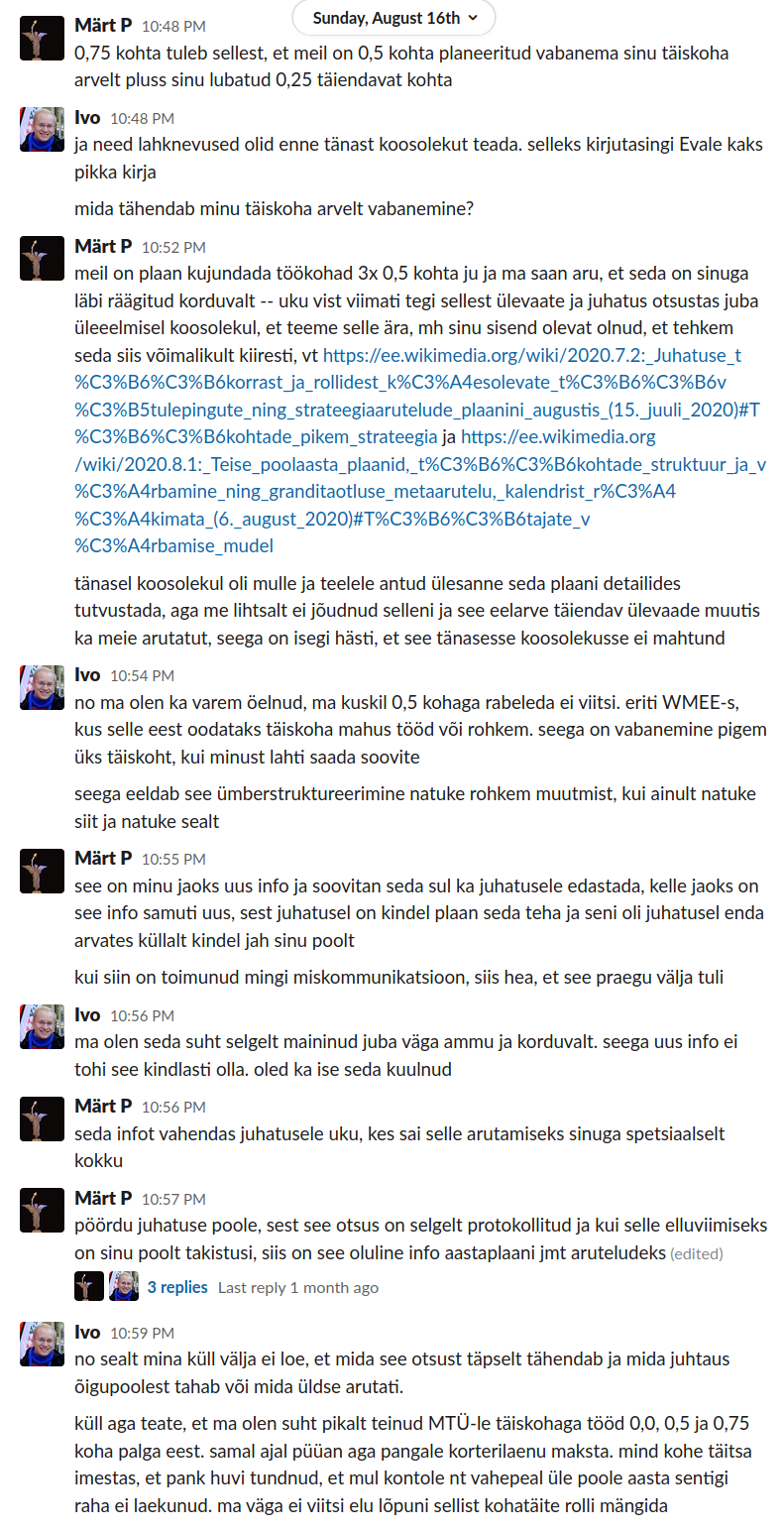 Ivo pole nõus poole kohaga