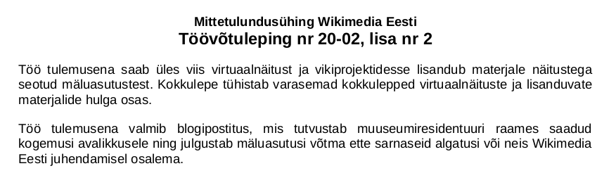 Lepingu reaalsusega kooskõlla viimise katse