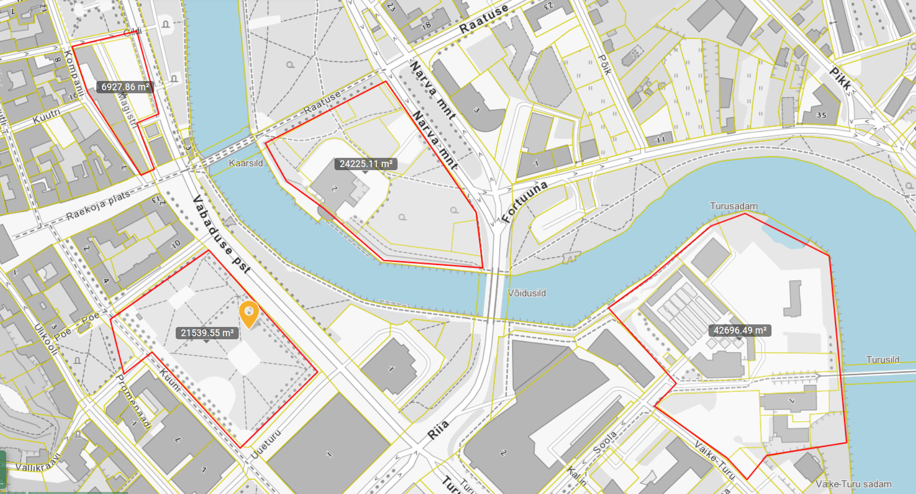 Alternatiivsed asukohad kaardil